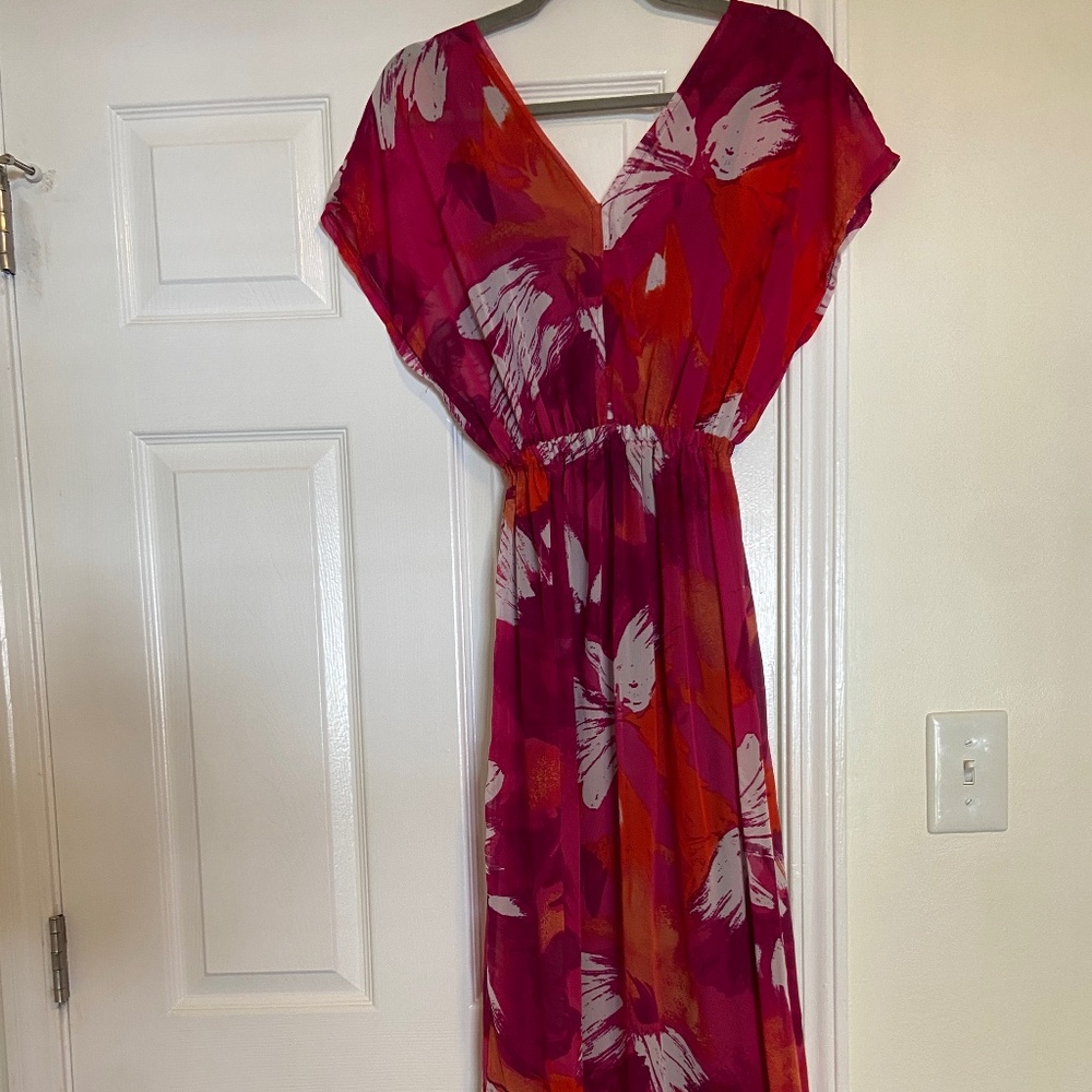 Bold Floral Maxi Dress